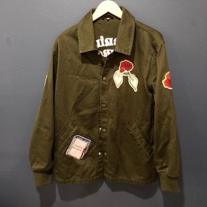 Opening Ceremony Olive Patch Jacket